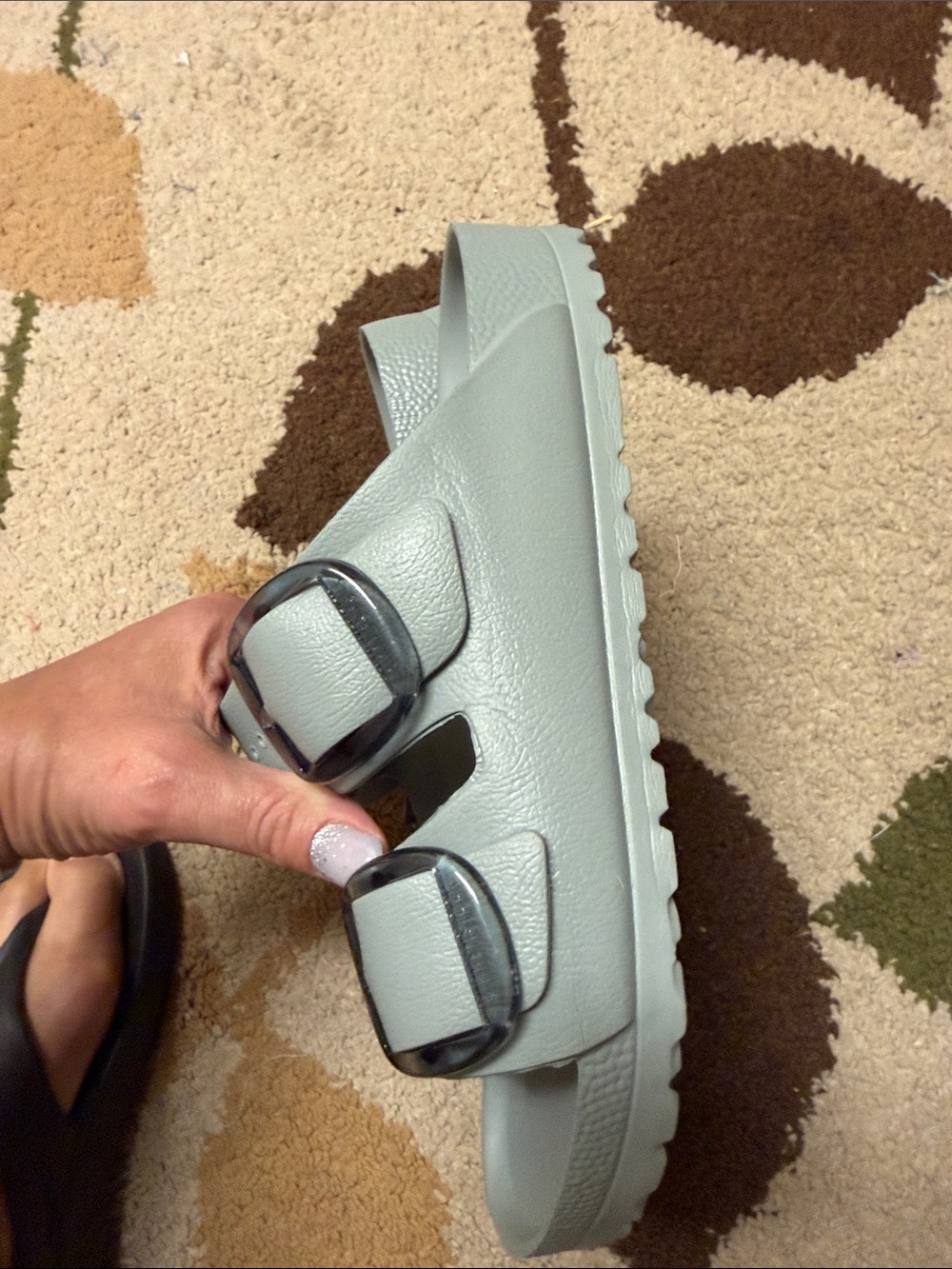 Birkenstock Arizona EVA Sandals in Sage Green - Picture 7 of 8